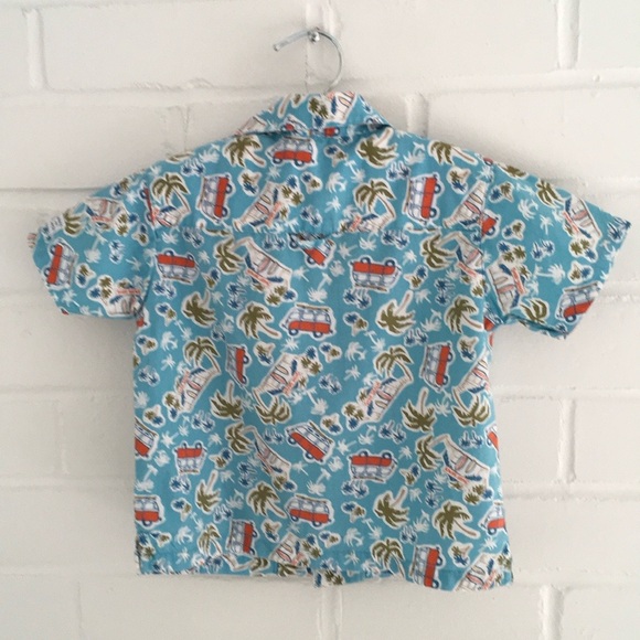 Summer Tropical Janie and Jack Short Sleeve Collared Short Size 12-18 Months - Picture 3 of 5